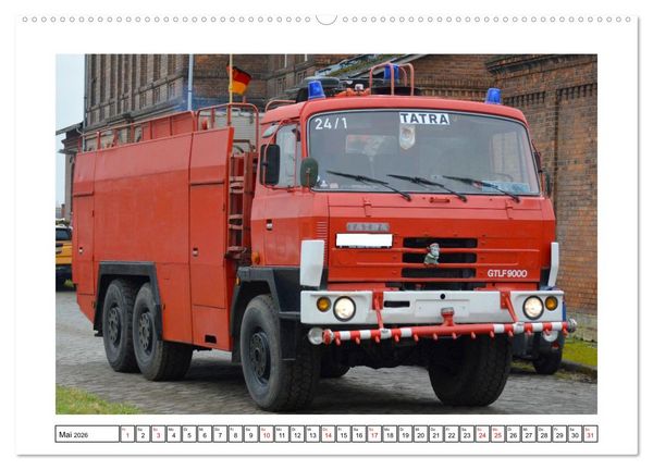 Produktbild: Einsatzfahrzeuge der DDR (Wandkalender 2026 DIN A2 quer), CALVENDO Monatskalender