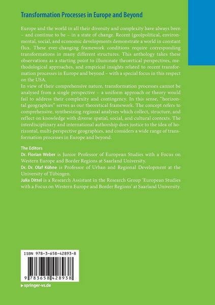 Produktbild: Transformation Processes in Europe and Beyond