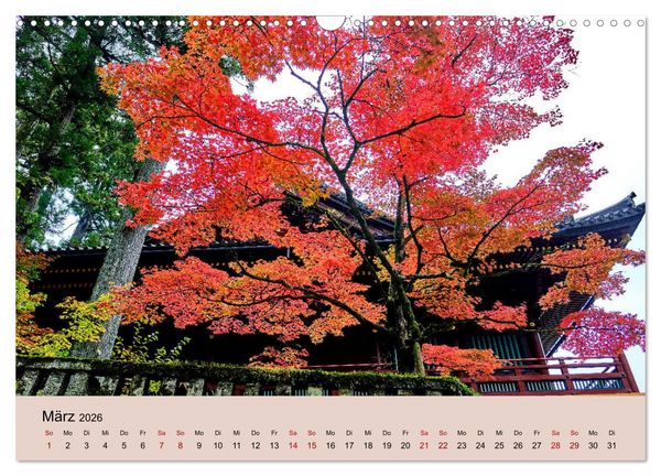 Produktbild: Japan im Herbst (Wandkalender 2026 DIN A3 quer), CALVENDO Monatskalender