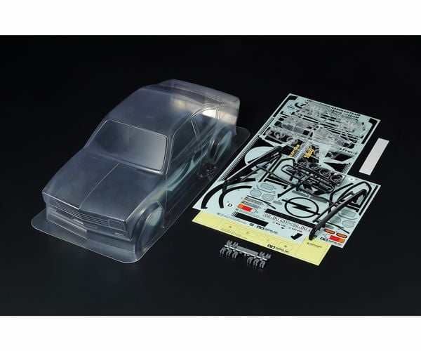 Produktbild: Tamiya 51727-000 1:10 Karosserie Opel Kadett GT/E Rallye Unlackiert
