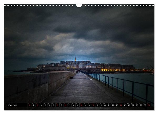 Produktbild: SAINT-MALO, C&ocirc;te d'Emeraude (Calendrier mural 2026 DIN A3 vertical), CALVENDO calendrier mensuel