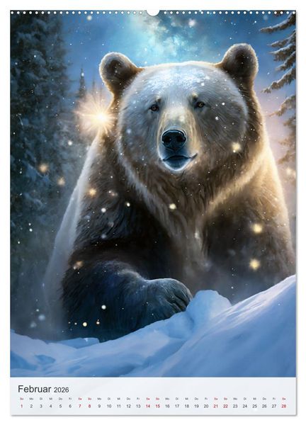 Produktbild: Mystische Begleiter (hochwertiger Premium Wandkalender 2026 DIN A2 hoch), Kunstdruck in Hochglanz