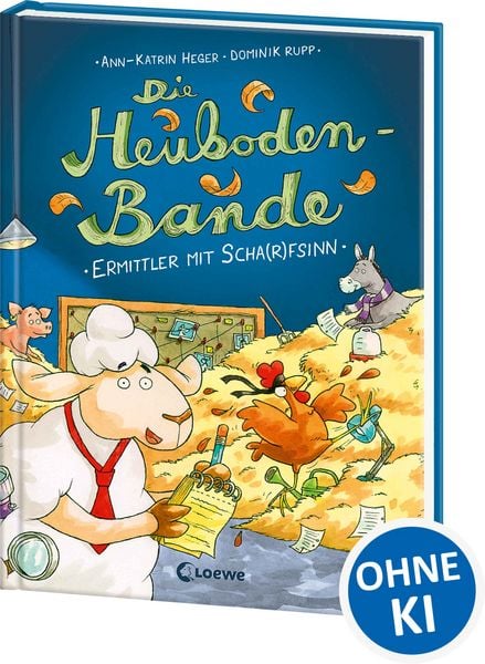 Die Heuboden-Bande (Band 1) - Ermittler mit Scha fsinn, Gebundene Ausgabe von Ann-Katrin Heger, Loewe, 9783743201668