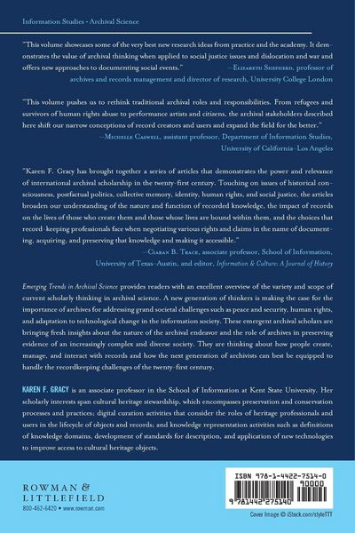 Produktbild: Emerging Trends in Archival Science