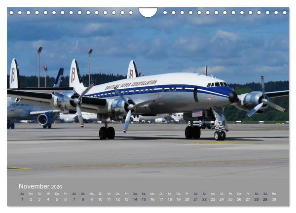Produktbild: Lockheed Super Constellation - Legende der L&uuml;fte (Wandkalender 2026 DIN A4 quer), CALVENDO Monatskalender