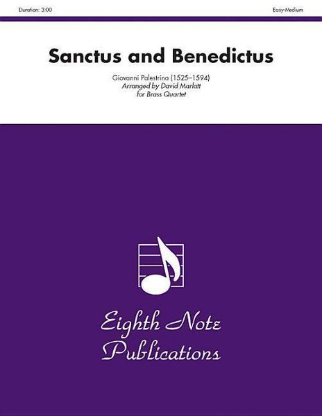 Produktbild: Palestrina, G: Sanctus and Benedictus