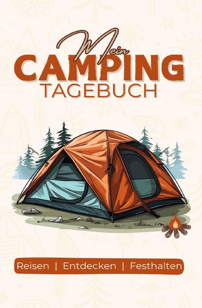 Produktbild: Mein Camping Tagebuch: 100 Seiten, Doppelliniert, DINA5