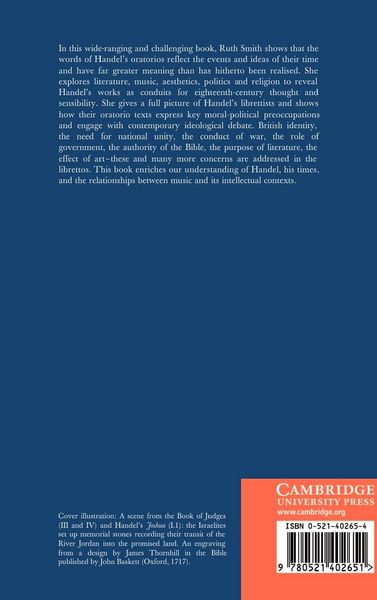 Produktbild: Handel's Oratorios and Eighteenth-Century Thought