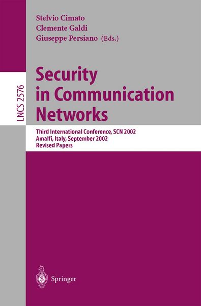 Produktbild: Security in Communication Networks