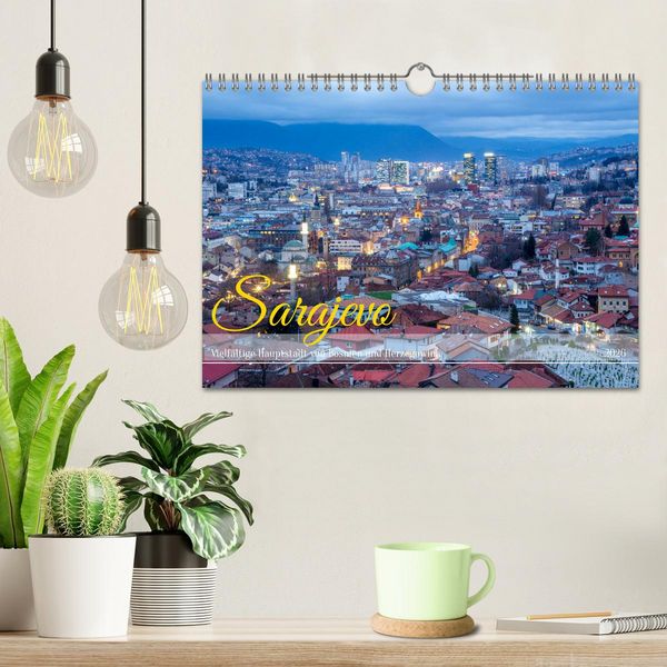 Produktbild: Sarajevo - Vielf&auml;ltige Hauptstadt von Bosnien und Herzegowina (Wandkalender 2026 DIN A4 quer), CALVENDO Monatskalender