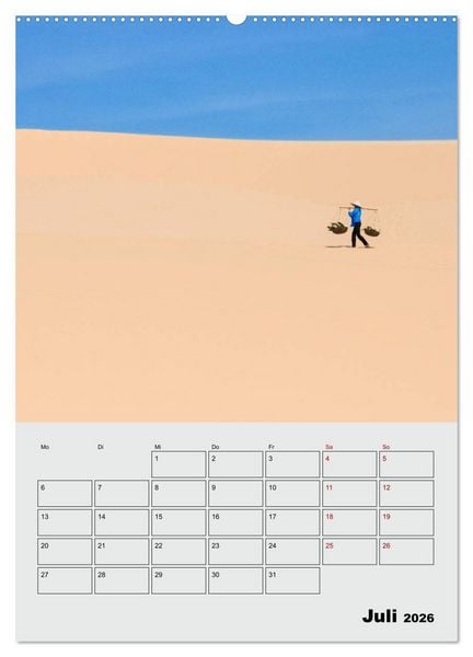 Produktbild: VIETNAM - Mein Urlaubsplaner (Wandkalender 2026 DIN A2 hoch), CALVENDO Monatskalender