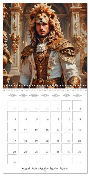 Produktbild: Zodiac Men (Wall Calendar 2026 12 &times; 12 Inch) CALVENDO 12 Month Wall Calendar