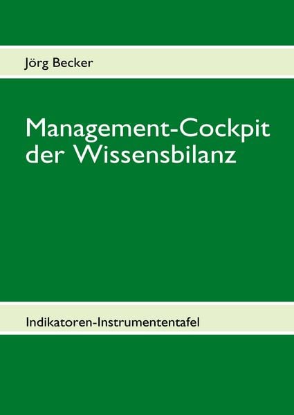 Produktbild: Management-Cockpit der Wissensbilanz