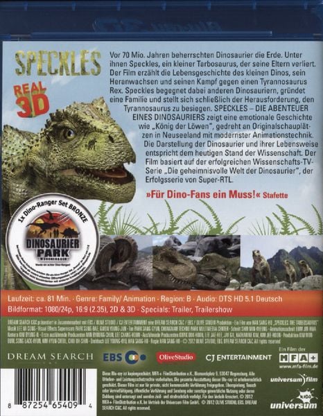 Produktbild: Speckles - Die Abenteuer eines Dinosauriers