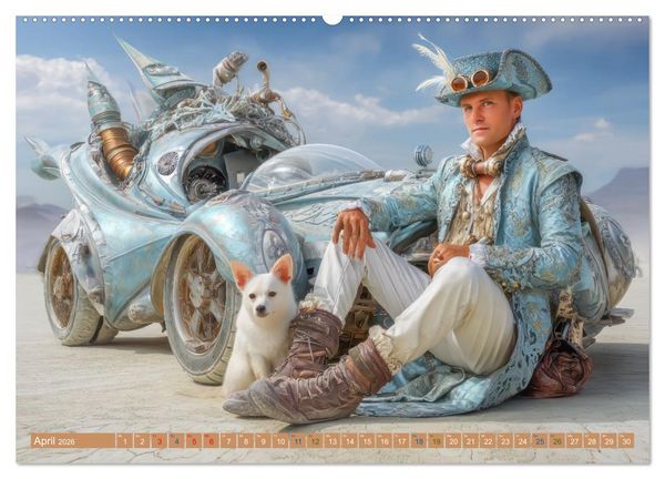 Produktbild: Verr&uuml;ckte Vehicles &ndash; Erfindungsgeist pur (hochwertiger Premium Wandkalender 2026 DIN A2 quer), Kunstdruck in Hochglanz