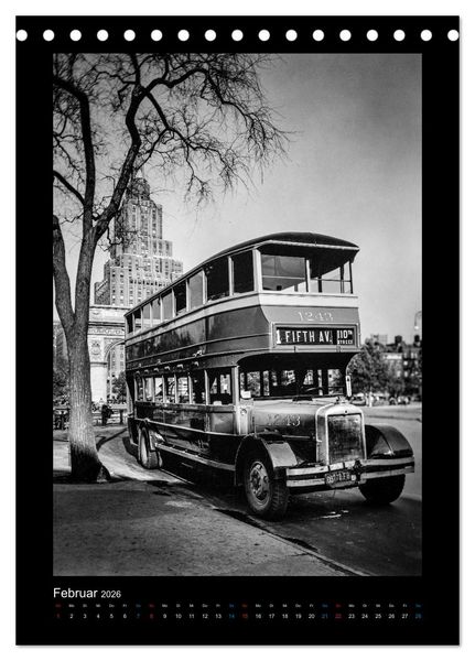 Produktbild: New York in Ansichten von 1936 (Tischkalender 2026 DIN A5 hoch), CALVENDO Monatskalender