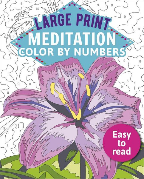 Produktbild: Large Print Meditation Color by Numbers
