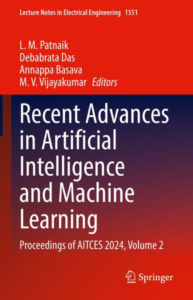 Produktbild: Recent Advances in Artificial Intelligence and Machine Learning