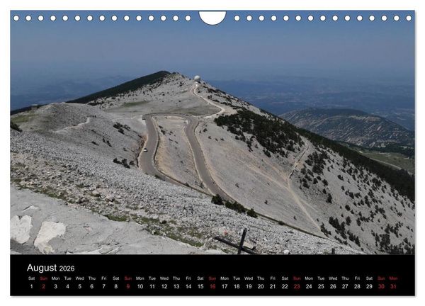 Produktbild: Mont Ventoux by race bike (Wall Calendar 2026 DIN A4 landscape), CALVENDO 12 Month Wall Calendar