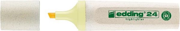 Produktbild: Edding Textmarker e-24 EcoLine pastellgelb