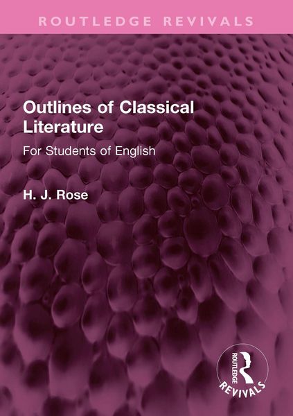 Produktbild: Outlines of Classical Literature