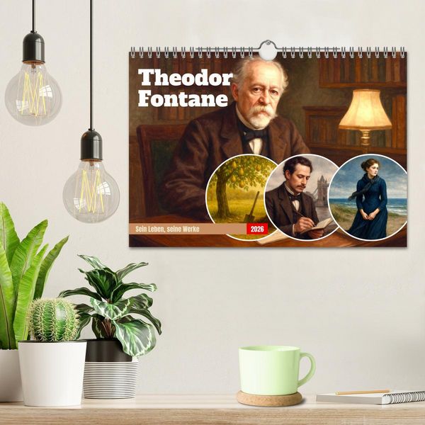 Produktbild: Theodor Fontane (Wandkalender 2026 DIN A4 quer), CALVENDO Monatskalender