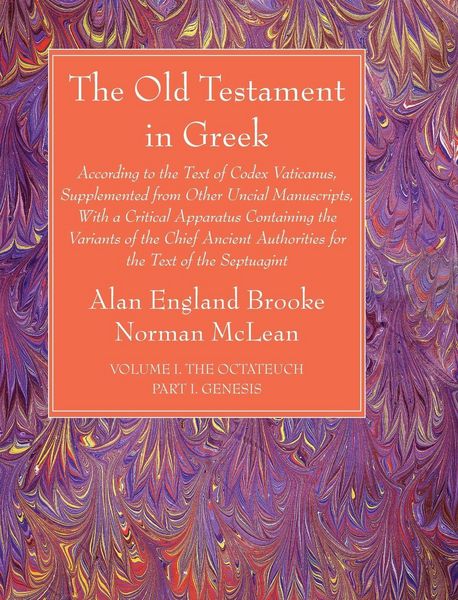 Produktbild: The Old Testament in Greek, Volume I The Octateuch, Part I Genesis