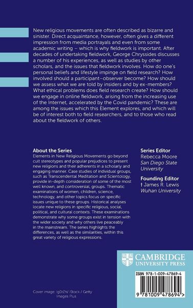 Produktbild: Fieldwork in New Religious Movements