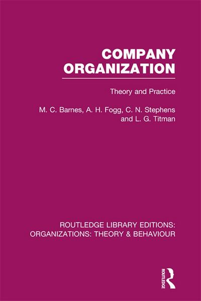 Produktbild: Company Organization (RLE: Organizations)