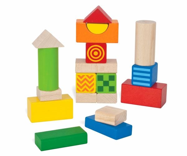 Produktbild: Eichhorn Holzspielzeug Baby F&uuml;hl- und Klangbausteine