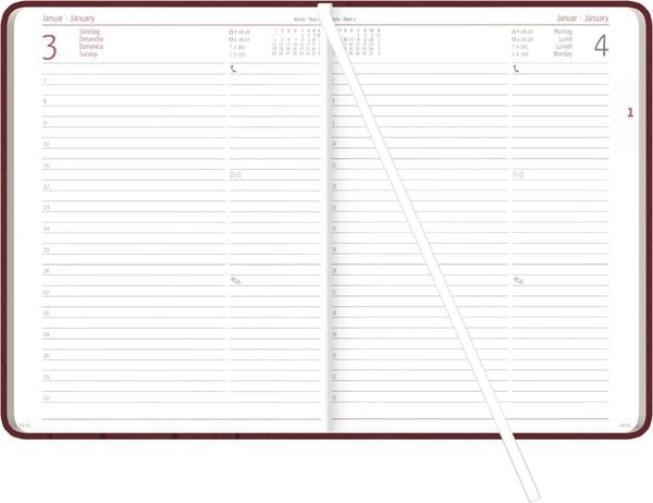 Produktbild: Buchkalender Nature Line Flower 2027
