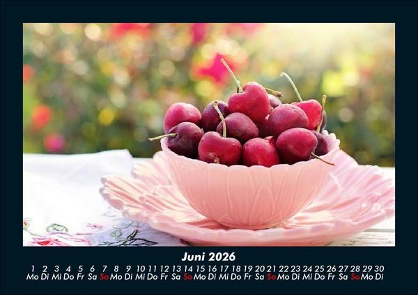 Produktbild: Obstkalender 2026 Fotokalender DIN A5