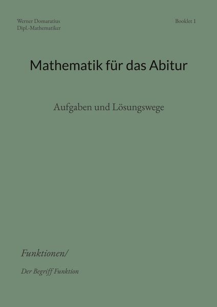 Produktbild: Mathematik f&uuml;r das Abitur
