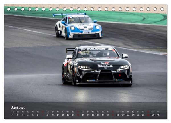 Produktbild: N&uuml;rburgring Langstreckenmeisterschaft (Tischkalender 2026 DIN A5 quer), CALVENDO Monatskalender