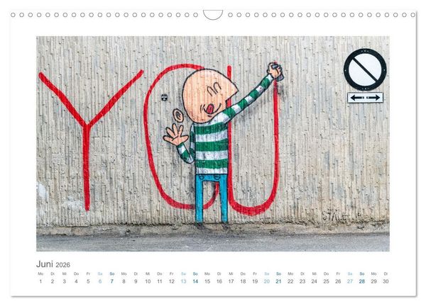 Produktbild: Street Art and City Vibes (Wandkalender 2026 DIN A3 quer), CALVENDO Monatskalender