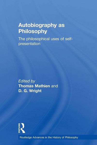 Produktbild: Autobiography as Philosophy