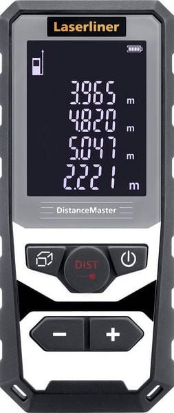 Produktbild: Laser-Entfernungsmesser DistanceMaster 080.982A Typ DistanceMaster Opt. - Lieferumfang 3 x 1,5V LR03 (AAA), Transportb