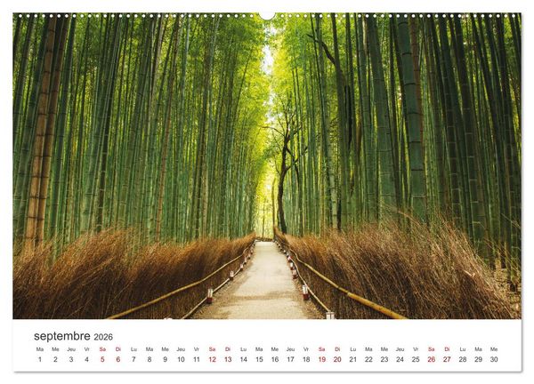 Produktbild: Jardiner au Japon (Calendrier mural 2026 DIN A2 vertical) calendrier de bureau