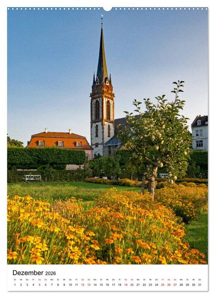 Produktbild: Darmstadt erleben! (Wandkalender 2026 DIN A2 hoch), CALVENDO Monatskalender