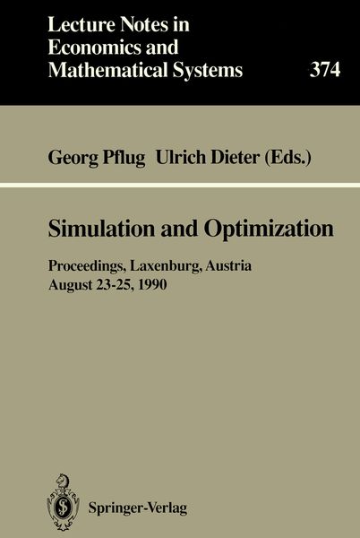 Produktbild: Simulation and Optimization