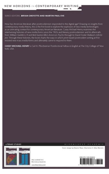 Produktbild: New Media and the Transformation of Postmodern American Literature