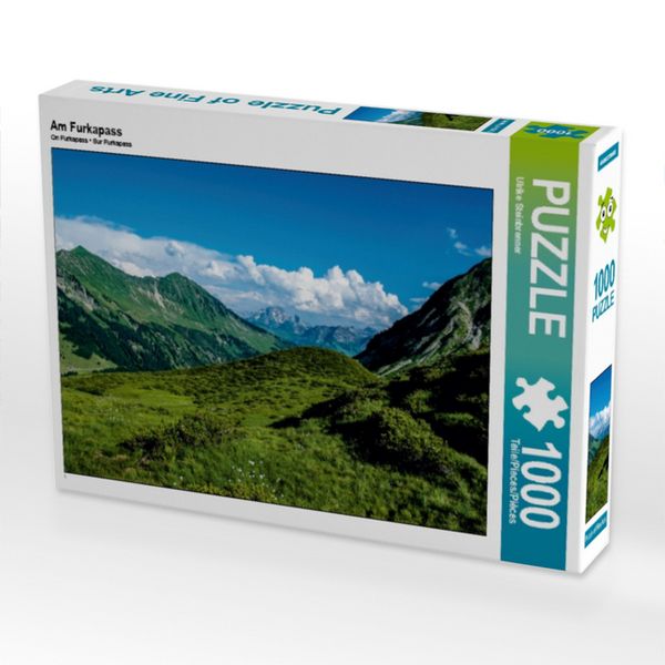 Produktbild: CALVENDO Puzzle Am Furkapass, Alpen | 1000 Teile Lege-Gr&ouml;&szlig;e 64x48cm Foto-Puzzle f&uuml;r gl&uuml;ckliche Stunden