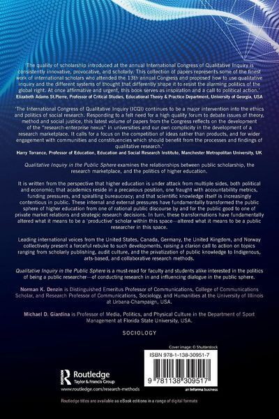 Produktbild: Qualitative Inquiry in the Public Sphere