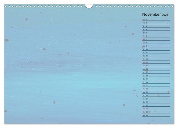 Produktbild: Pastellbunter DIY-Bastelkalender (Wandkalender 2026 DIN A3 quer), CALVENDO Monatskalender