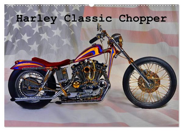 Produktbild: Harley Classic Chopper (Wandkalender 2026 DIN A2 quer), CALVENDO Monatskalender