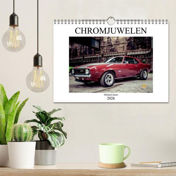 Produktbild: Chromjuwelen von Michael Jaster (Wandkalender 2026 DIN A4 quer), CALVENDO Monatskalender