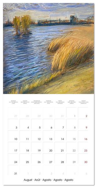 Produktbild: Impressions pastel (Calendrier mural carr&eacute; 2026 30x30 cm) Calendrier double avec une page pour vos prises de notes