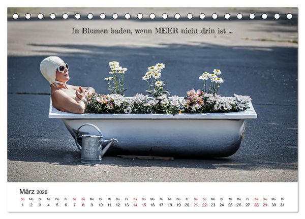 Produktbild: RAUSGEPUTZT UND GLATTGESPIEGELT (Tischkalender 2026 DIN A5 quer), CALVENDO Monatskalender