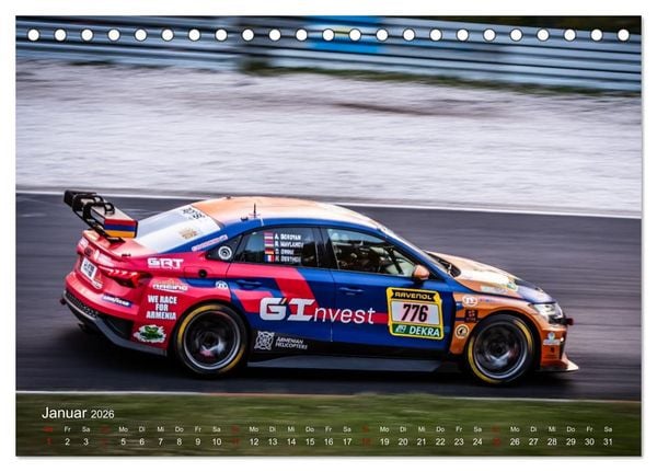 Produktbild: N&uuml;rburgring Langstreckenmeisterschaft (Tischkalender 2026 DIN A5 quer), CALVENDO Monatskalender