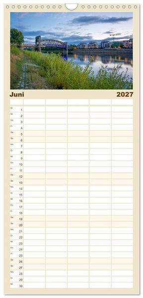 Produktbild: Familienplaner 2027 - Magdeburg an der Elbe - Der Planer mit 5 Spalten (Wandkalender, 21 x 45 cm) CALVENDO